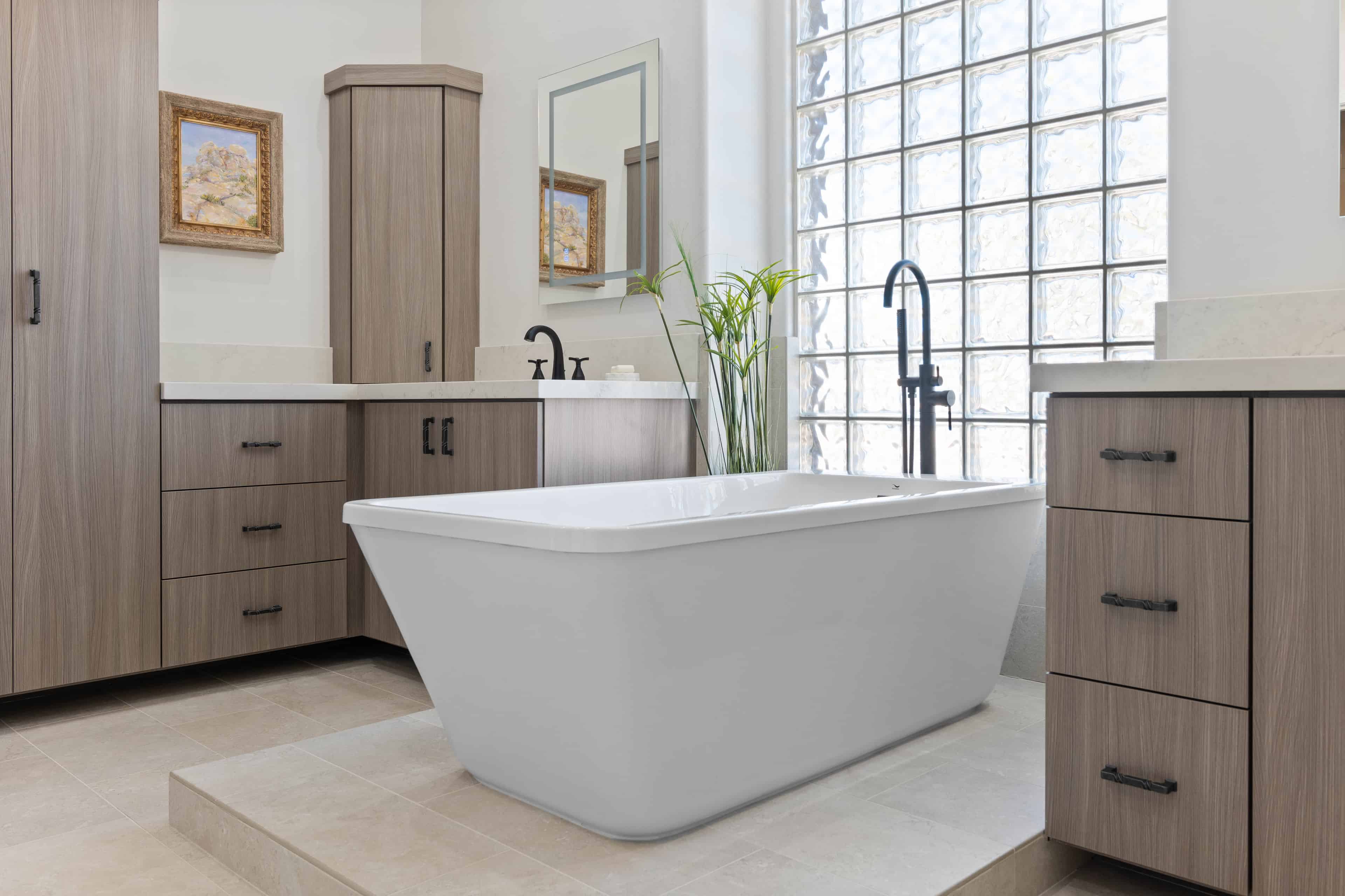 example of custom bath work