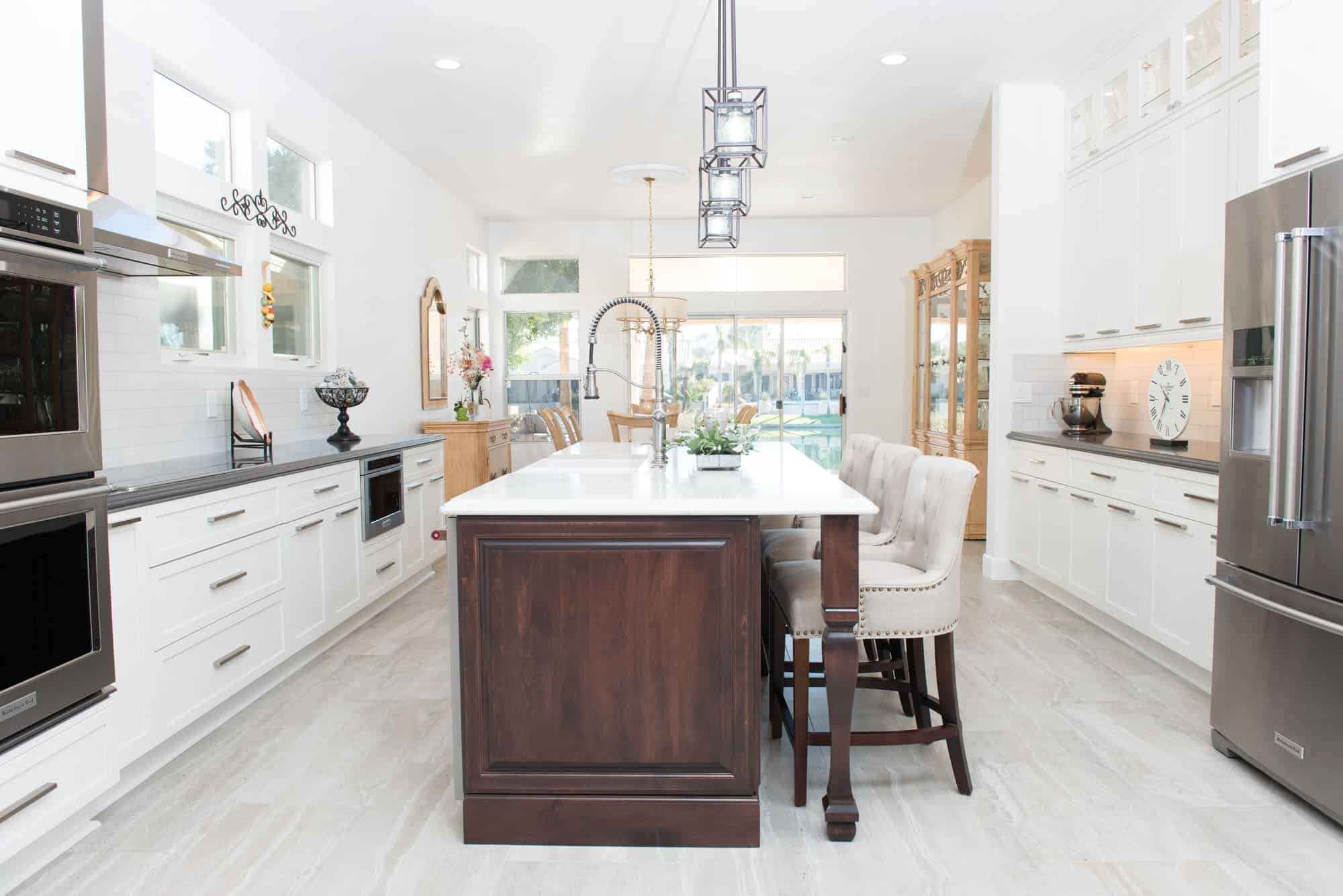 example of custom kitchen work